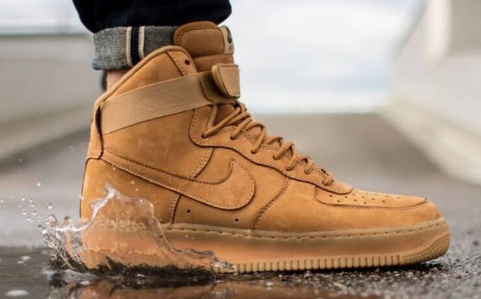 air force 1 high top wheat